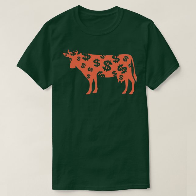 Cashflow der Kuhbestände T-Shirt (Design vorne)
