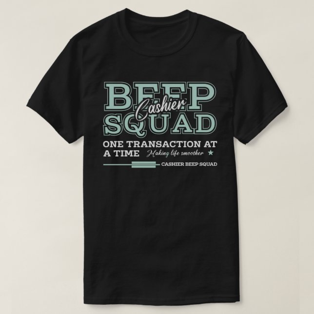 Cashier Beep Squad T-Shirt (Design vorne)