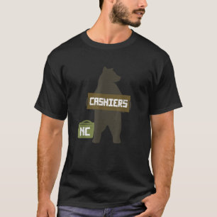 Cashiers North Carolina NC Niedlich Hitchwanderbär T-Shirt
