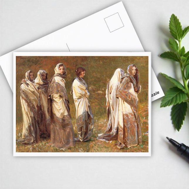 Cashmere, John Sargent 1908 Postkarte (Von Creator hochgeladen)