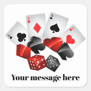 Casino ajouter message partie autocollant