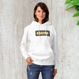 Casino Anmeldung mit Neon Polka Dot Letters Hoodie