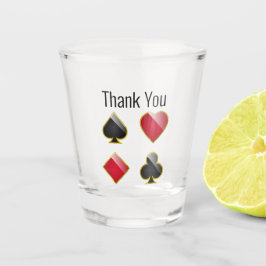 Casino Card Anzug Gastgeschenk Hochzeit Shootglas Schnapsglas