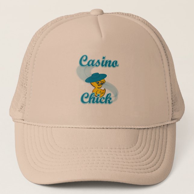 Casino Chick #3 Truckerkappe (Vorderseite)