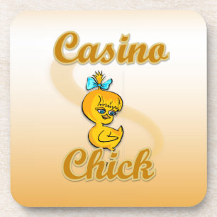 Casino Chick Getränkeuntersetzer