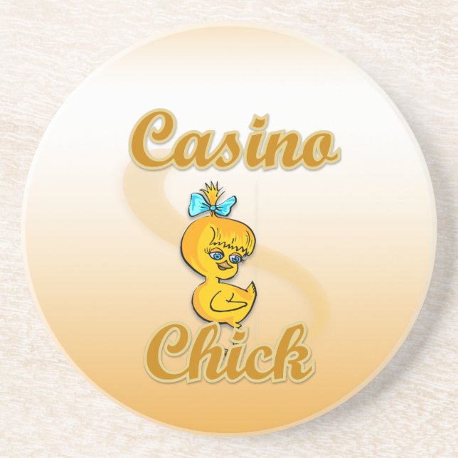 Casino Chick Untersetzer (Vorne)