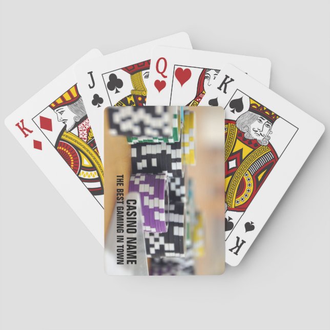 Casino Chips, Casino, Gaming Industrie Spielkarten (Rückseite)