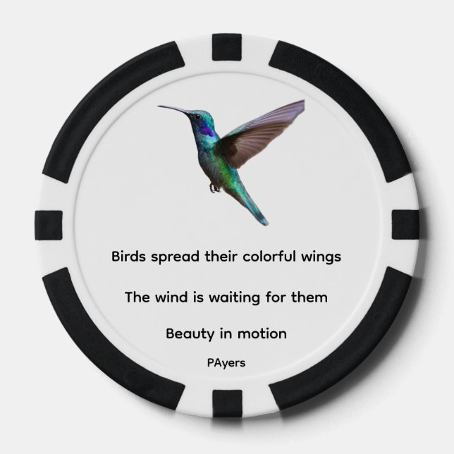 Casino Classic Hummingbird Pokerchips (Vorderseite)