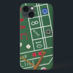 Casino Craps Tisch mit Chips und Würfeln iPhone 13 Hülle<br><div class="desc">Vergewissern Sie sich,  dass Lady Luck mit diesem Bild eines Craps-Tisches von Chariklia Zarris auf Ihrer Seite ist. Die Würfel wurden geworfen und werden zusammen mit allen verlierenden Wetten gesammelt. Legen Sie diese Handlung gefüllt Druck auf Ihre Wand heute!</div>