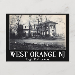 Casino, Eagle Rock, West Orange, NJ, Vintag Postkarte