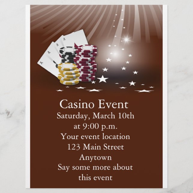 Casino Flyer (Vorne)
