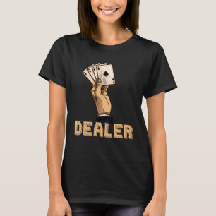 Casino für Herren Black Jack Dealer Gambler 1 T-Shirt