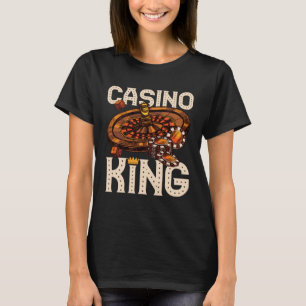 Casino für Herren Casino König Spieler T-Shirt