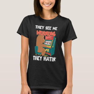 Casino Gambling Machine Gambling Hall Freie Spiele T-Shirt