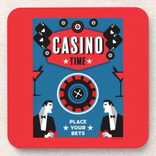 Casino Gambling Poker Roulette Getränkeuntersetzer