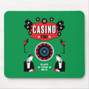 Casino Gambling Poker Roulette Mousepad