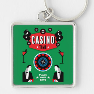 Casino Gambling Poker Roulette Schlüsselanhänger