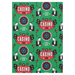 Casino Gambling Poker Roulette Tischdecke