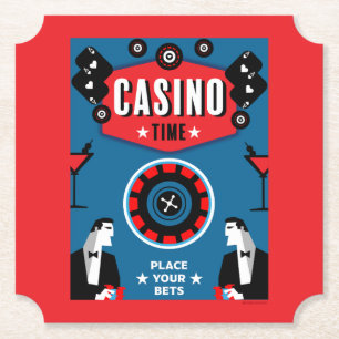 Casino Gambling Poker Roulette Untersetzer