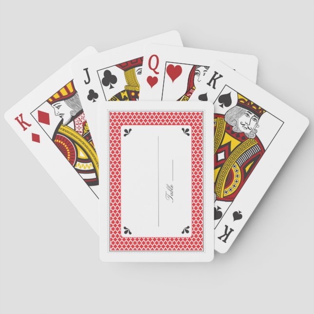 Casino Gästekarten (52 pro Paket) Spielkarten (Rückseite)
