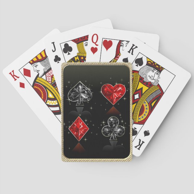 Casino Gemstones Bicycle® Spielen Spielkarten (Rückseite)