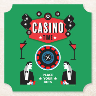Casino Glücksspiel Poker Roulette Untersetzer