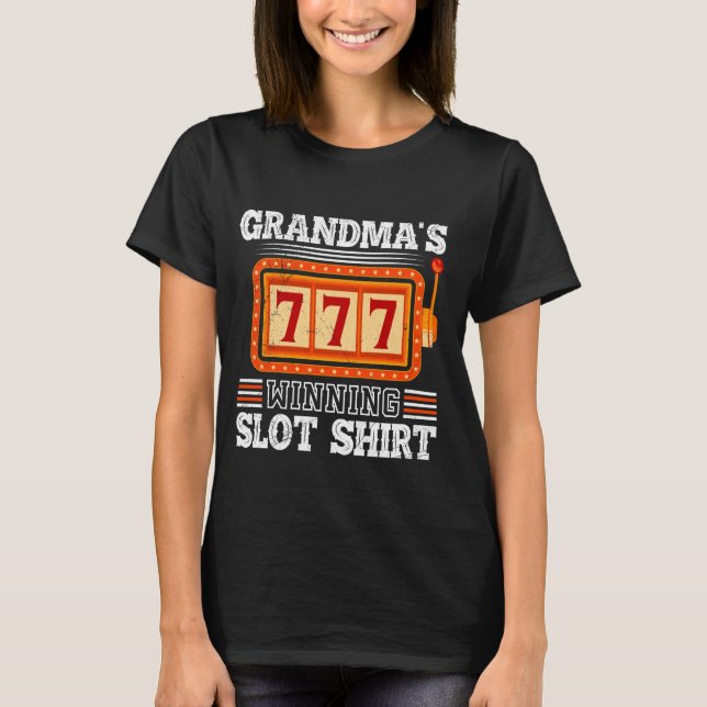 Casino Granny GRANDMAS WINNING SLOT SHIRT 777 Gamb (Vorderseite)