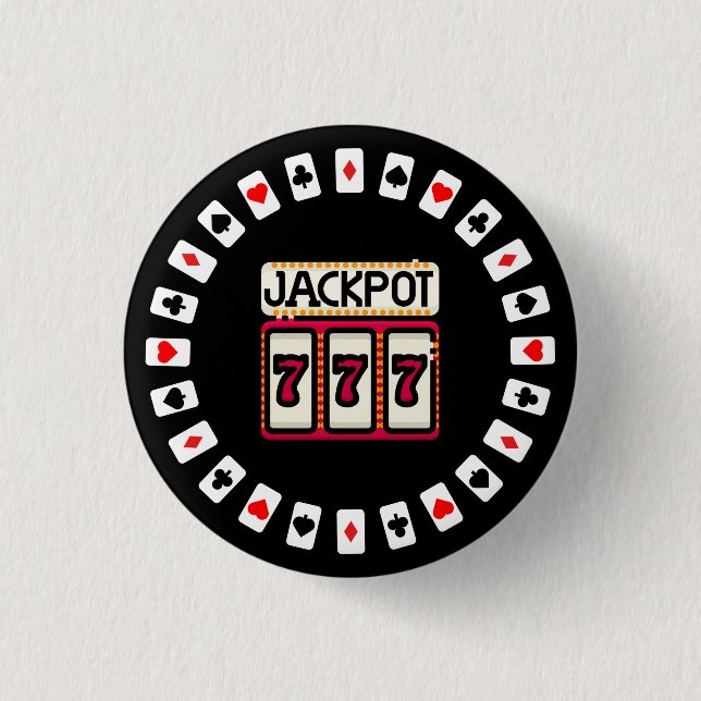 Casino Hit the Jackpot 777 Button (Vorderseite)