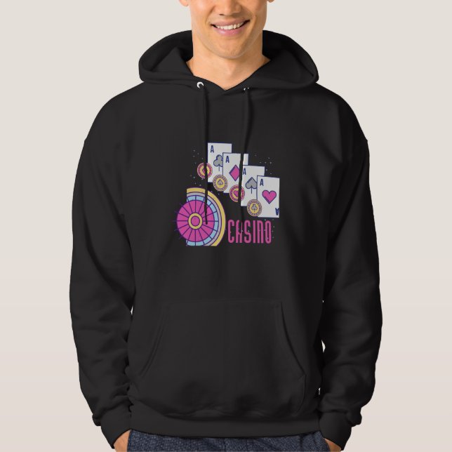 Casino Hoodie (Vorderseite)