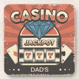 Casino Jack Pot Getränkeuntersetzer