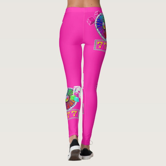 Casino Karten Karten Karten Karten Karten Karten m Leggings (Rückseite)