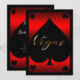 Casino Las Vegas 21. Geburtstag Einladung