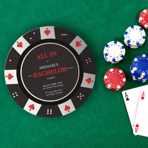 Casino Las Vegas Poker Chip Junggesellenabschied Einladung