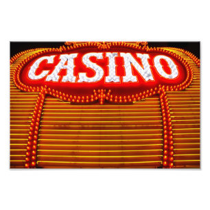 Casino Marquee, Carson City Fotodruck