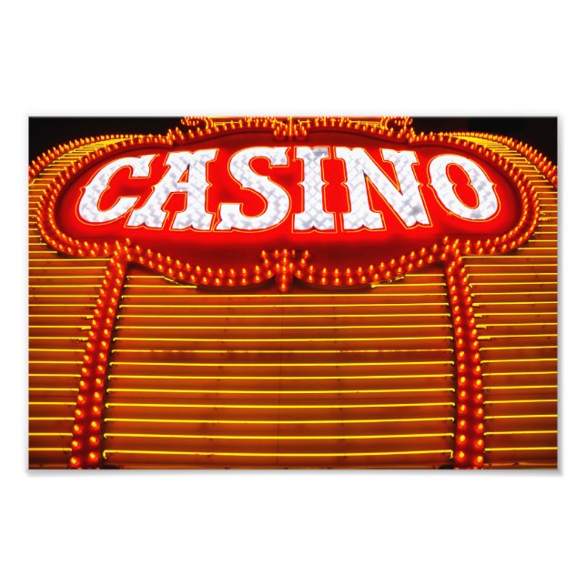 Casino Marquee, Carson City Fotodruck (Vorne)