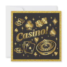 Casino Night Party Einladung