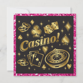Casino Night Party / Fundraiser Einladung