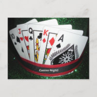 Casino Night Partys Card