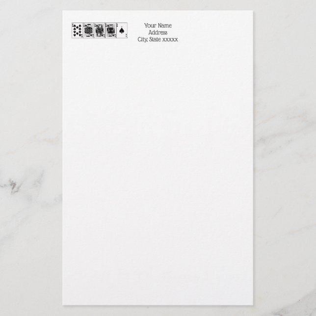 Casino Night Poker Royal Piazza della Riforma Briefpapier (Vorderseite)