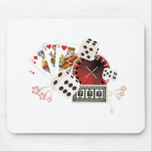 Casino-Party, Vintage-Poker Mousepad