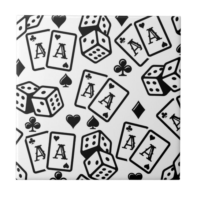 Casino Pattern Fliese (Vorderseite)