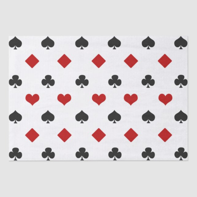 Casino Pattern Seidenpapier (Vorderseite)