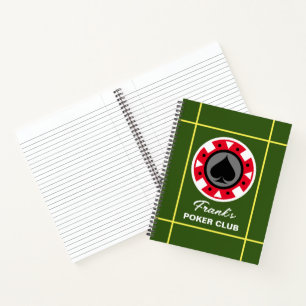 Casino Poker Chip Glücksspielheft Notizbuch