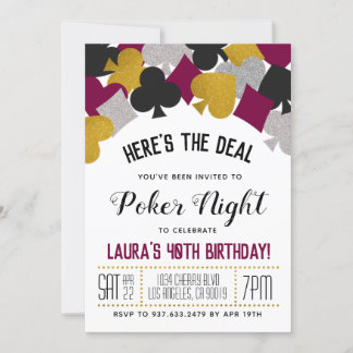 Casino Poker Einladung
