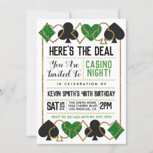 Casino Poker Einladung
