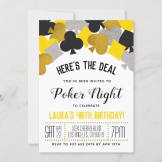 Casino Poker Einladung