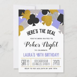 Casino Poker Einladung