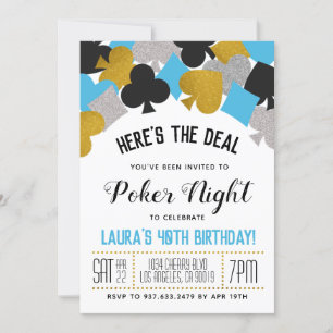 Casino Poker Einladung