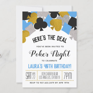 Casino Poker Einladung