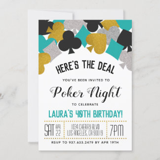 Casino Poker Einladung